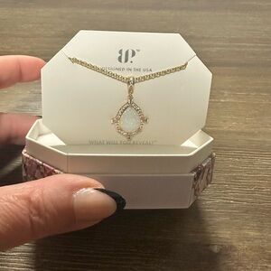 Celestial Bloom Bomb Party Necklace in Gold